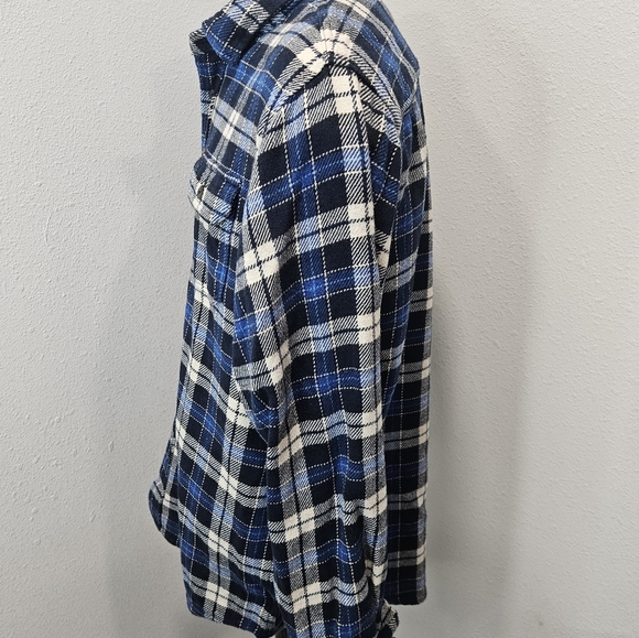 Orvis thick flannel men's button-down XL - Picture 4 of 8